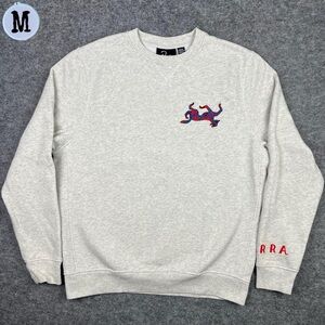 Parra Upside Dog Race Embroidered Crewneck Sweatshirt